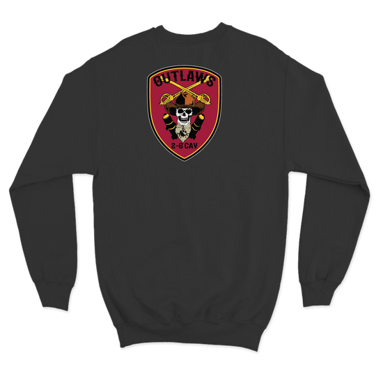 D Co, 2-6 CAV "Outlaws" Crewneck Sweatshirt