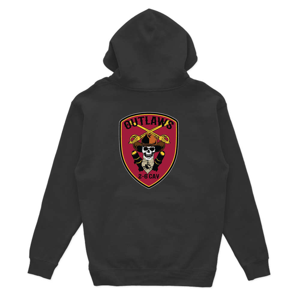 D Co, 2-6 CAV "Outlaws" Hoodies