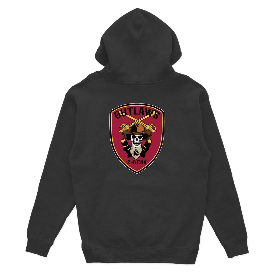 D Co, 2-6 CAV "Outlaws" Hoodies
