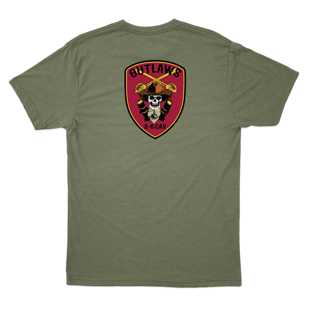 D Co, 2-6 CAV "Outlaws" T-Shirts