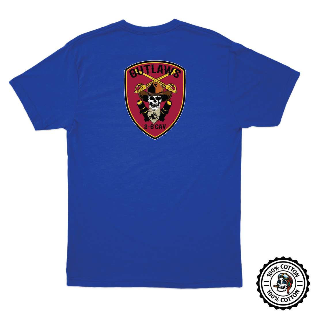 D Co, 2-6 CAV "Outlaws" T-Shirts