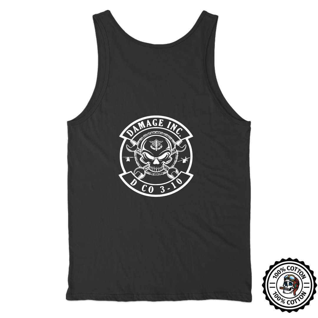 D Co, 3-10 GSAB "Damage, Inc." Tank Tops