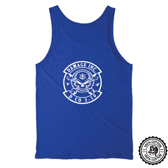 D Co, 3-10 GSAB "Damage, Inc." Tank Tops
