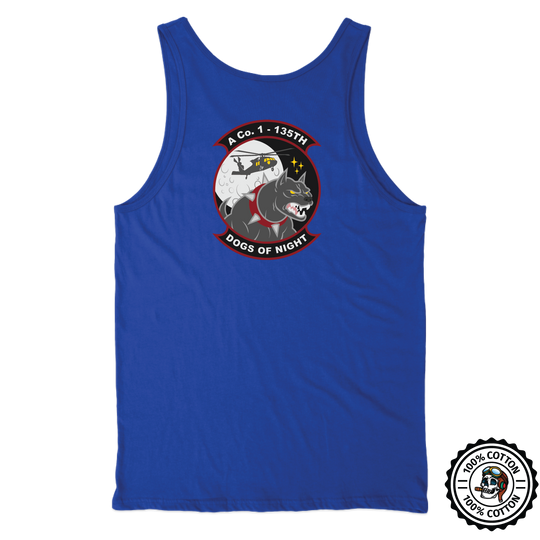 A Co, 1-135th AHB "Dogs of Night" Crew Chief Tank Tops