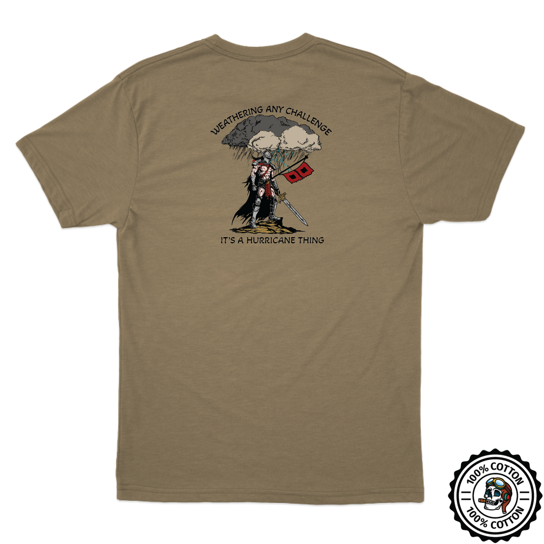 HHC, 1-135 AHB "Hurricanes" V1 Tan 499 T-Shirt