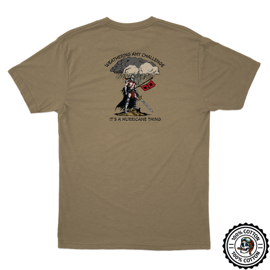 HHC, 1-135 AHB "Hurricanes" V1 Tan 499 T-Shirt