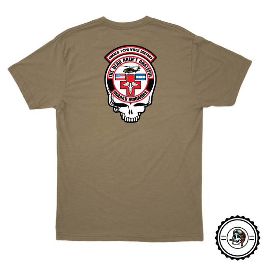 USAAAD C Co, 1-228 "Witchdoctors" 2023 Tan 499 T-Shirt