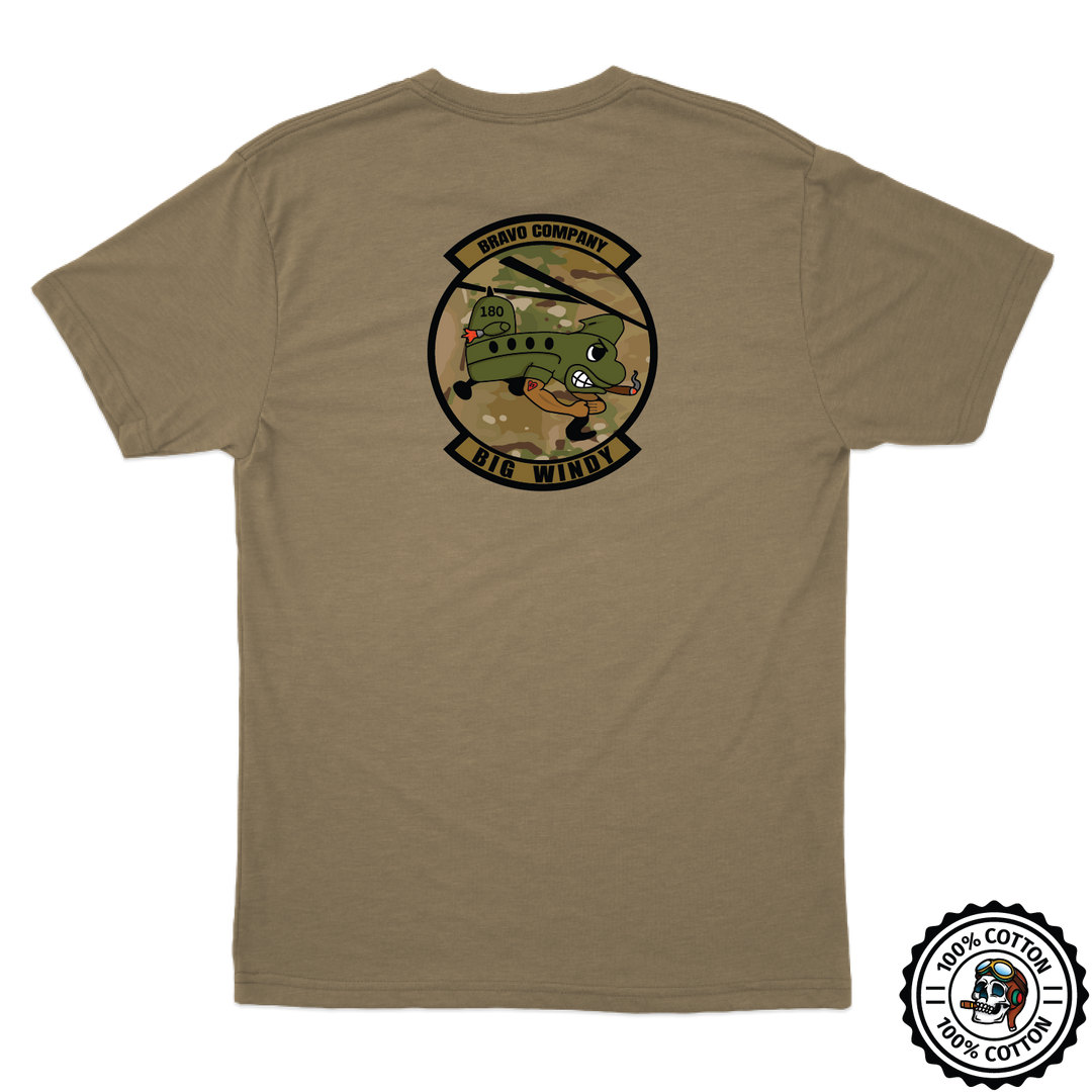 B Co, 1-214 GSAB "BIG WINDY" V2 Tan 499 T-Shirt