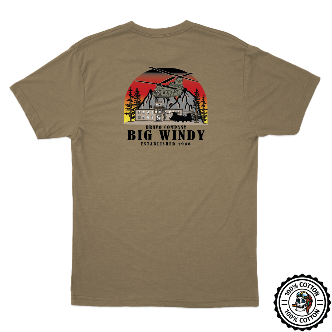 B Co, 1-214 GSAB "BIG WINDY" V1 Tan 499 T-Shirt