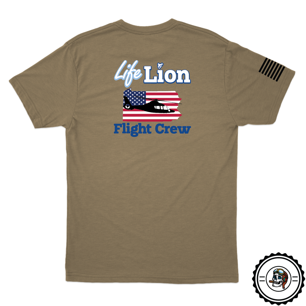 Life Lion Critical Care Transport V1 Tan 499 T-Shirt