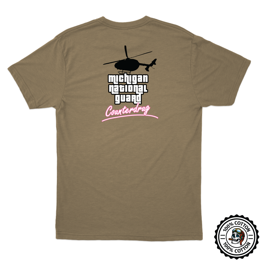 MI ARNG Counter Drug Tan 499 T-Shirt