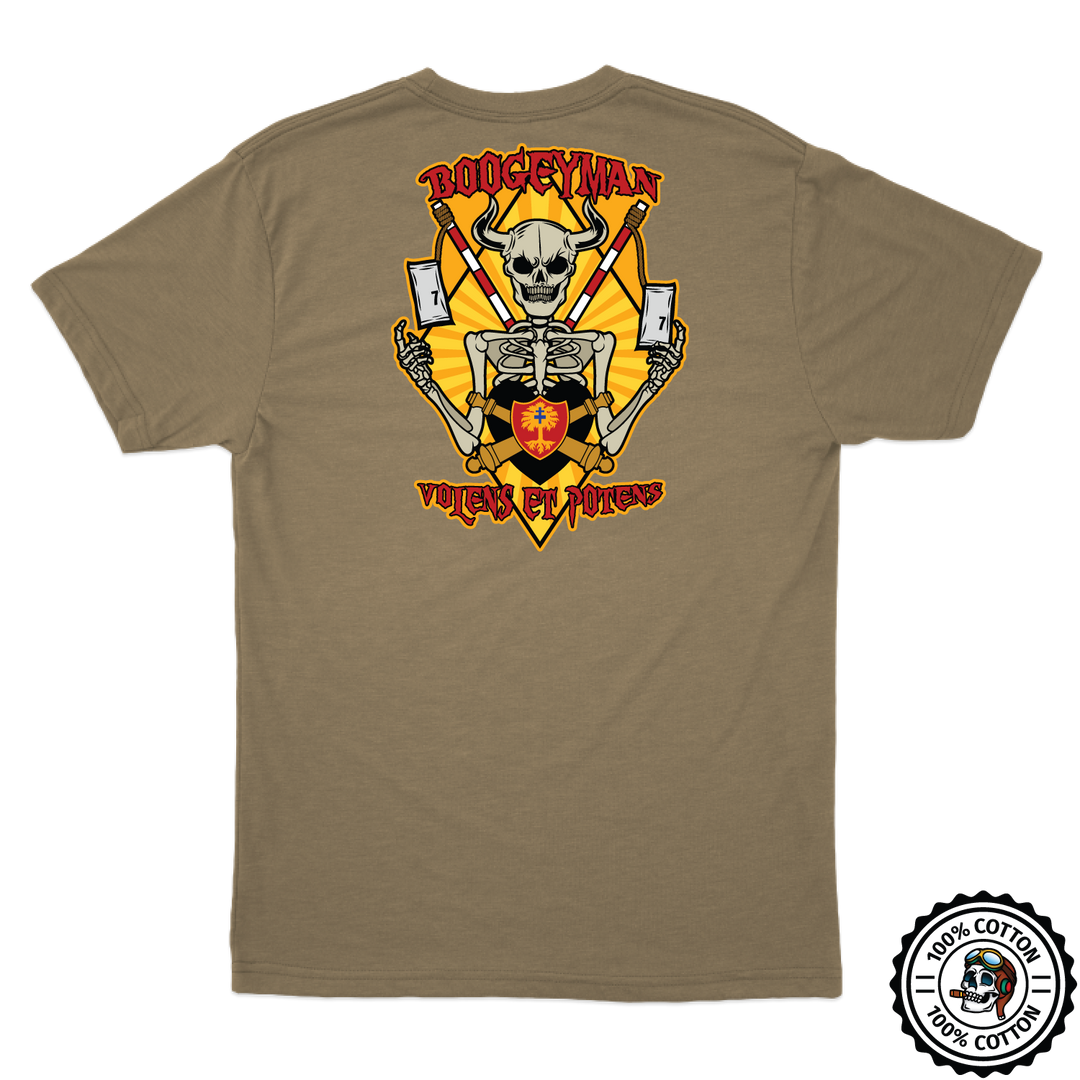 B BTRY, 1-320 FAR "BOOGEYMAN" Tan 499 T-Shirt