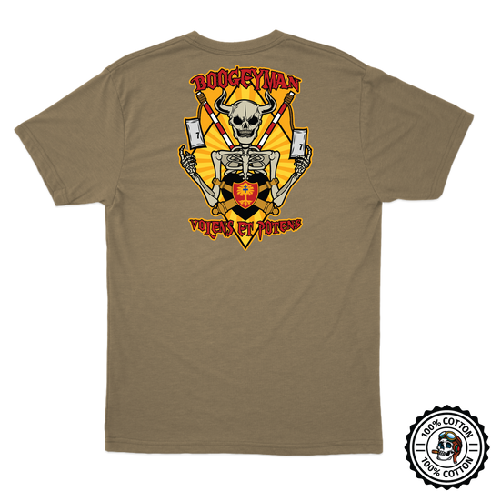 B BTRY, 1-320 FAR "BOOGEYMAN" Tan 499 T-Shirt