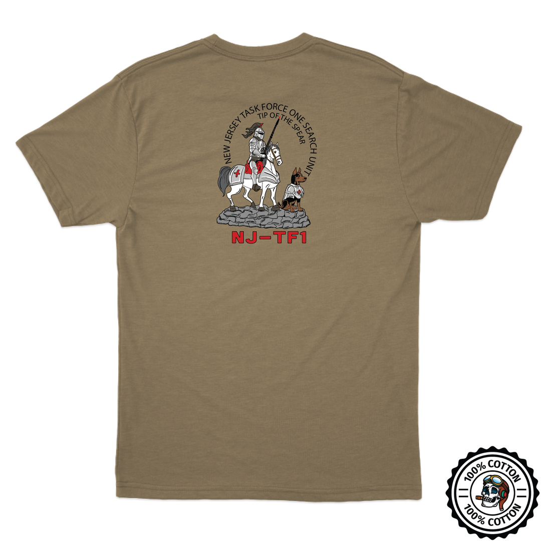 New Jersey Task Force One (DFD) Tan 499 T-Shirt