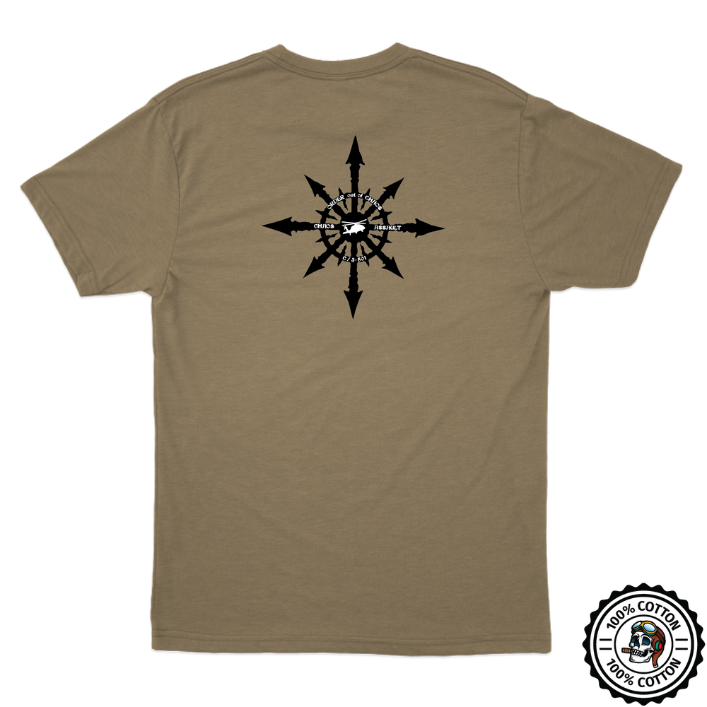 C Co, 3-501 AHB "Chaos" Tan 499 T-Shirt