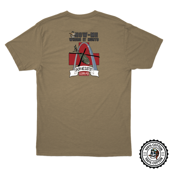 3-238 MedEvac “Show-Me Dustoff” Tan 499 T-Shirt