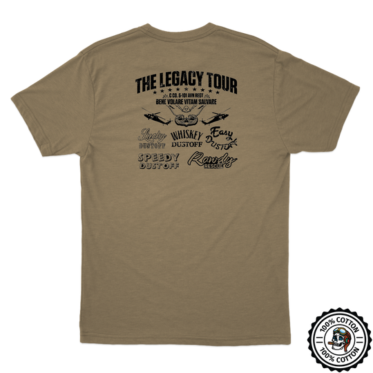 C Co, 6-101 AVN REGT “Legacy Tour" Tan 499 T-Shirt