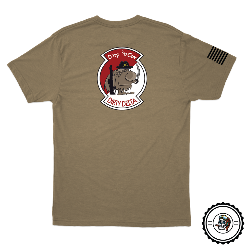 D TRP, 2-17 CAV "Dirty" Tan 499 T-Shirt