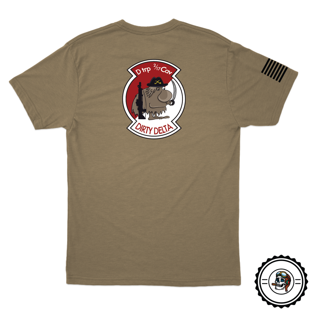 D TRP, 2-17 CAV "Dirty" Tan 499 T-Shirt