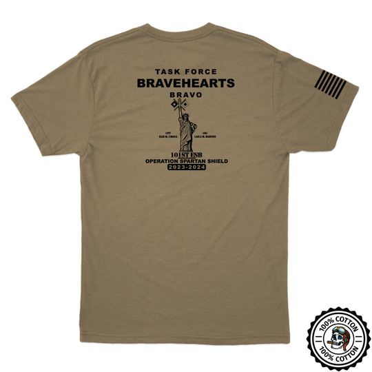 Task Force Bravo "Bravehearts" Tan 499 T-Shirt