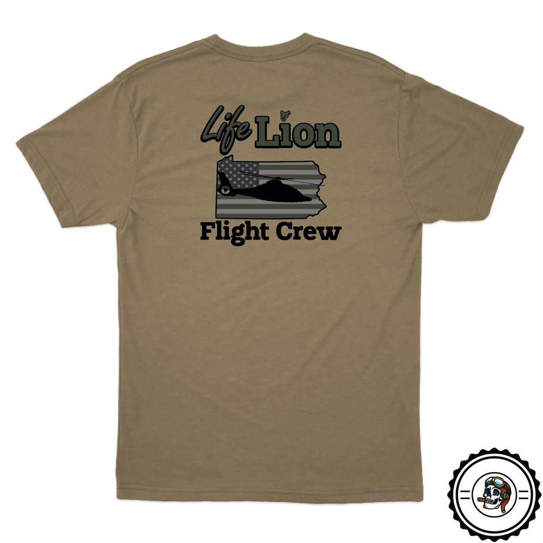 Life Lion Critical Care Transport V2 Tan 499 T-Shirt