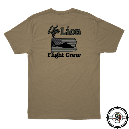 Life Lion Critical Care Transport V2 Tan 499 T-Shirt