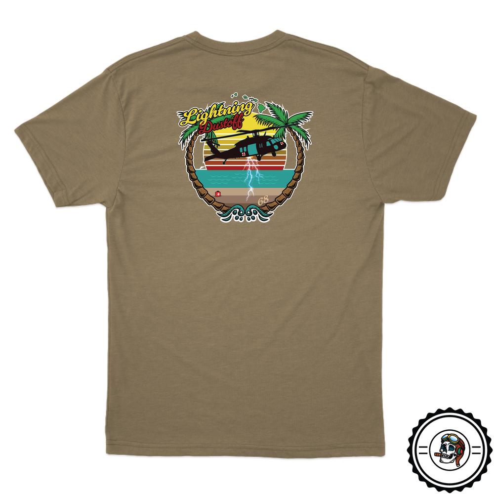 C Co, 3-25 AVN "Lightning DUSTOFF" 2024 Tan 499 T-Shirt