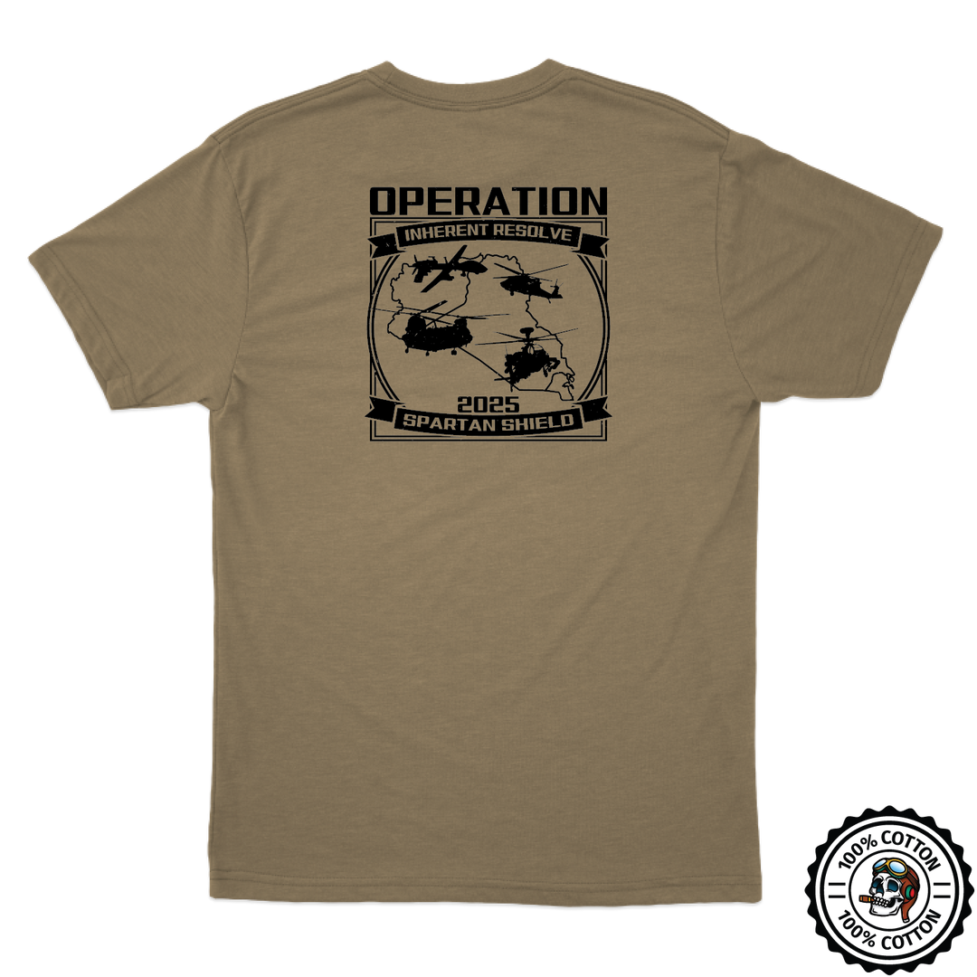 HHC, 101 CAB "Hellcats" OIR 25 Tan 499 T-Shirt