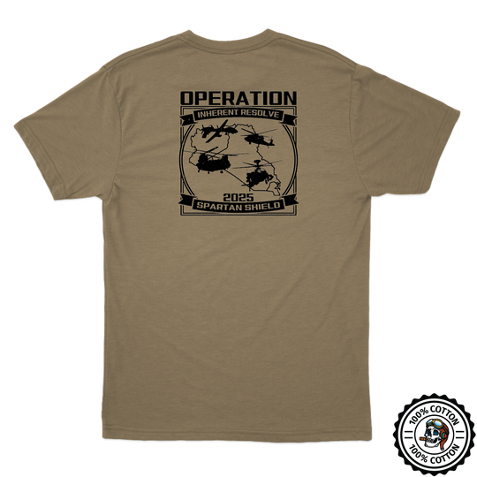 HHC, 101 CAB "Hellcats" OIR 25 Tan 499 T-Shirt