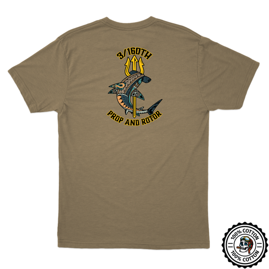 D Co, 3-160th Soar(A) Prop and Rotor “Hammerheads” Tan 499 T-Shirt
