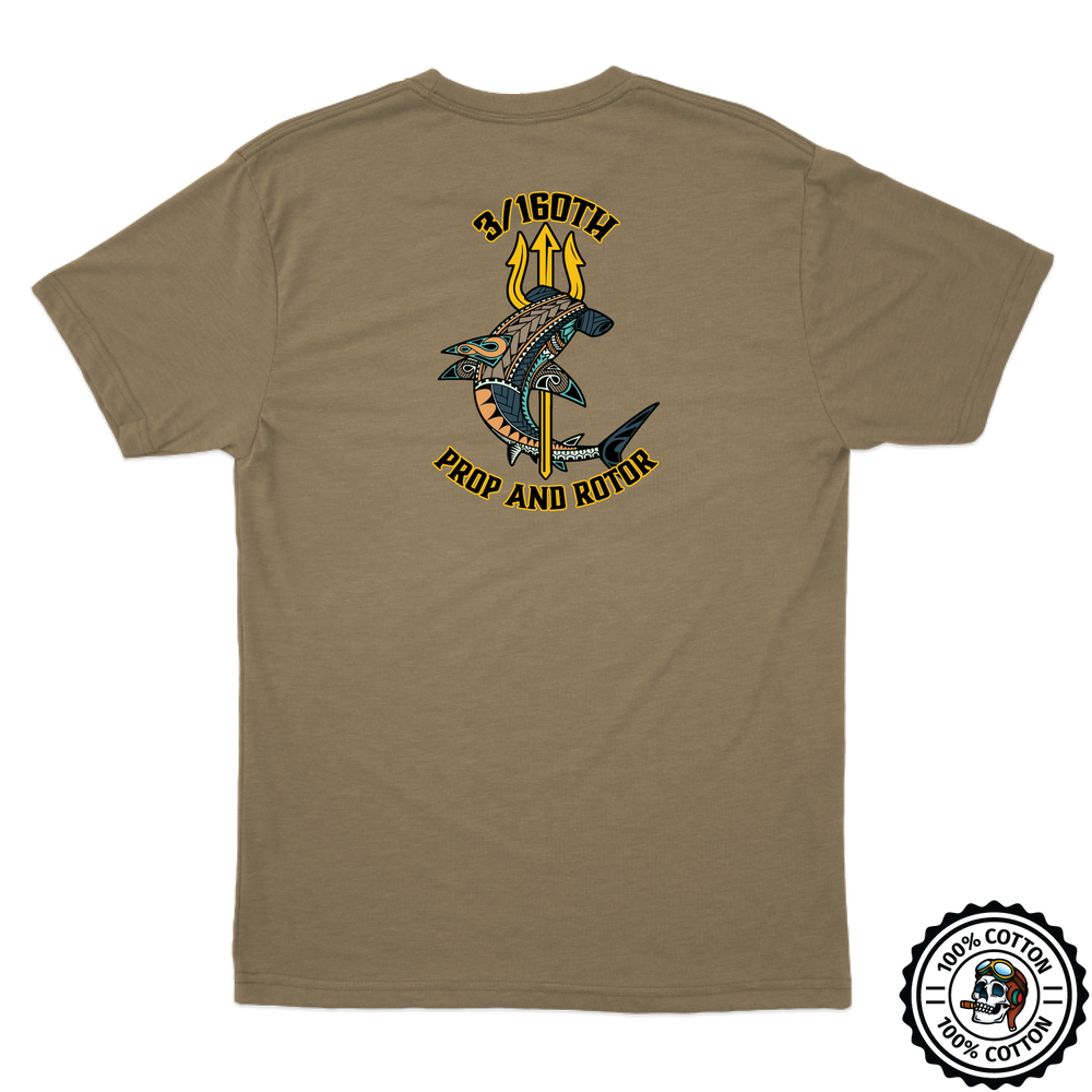 D Co, 3-160th Soar(A) Prop and Rotor “Hammerheads” Tan 499 T-Shirt