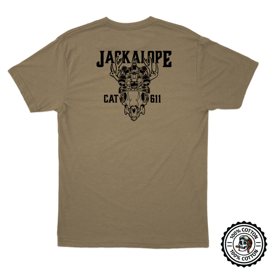 CAT 611 "JACKALOPE" Tan 499 T-Shirt