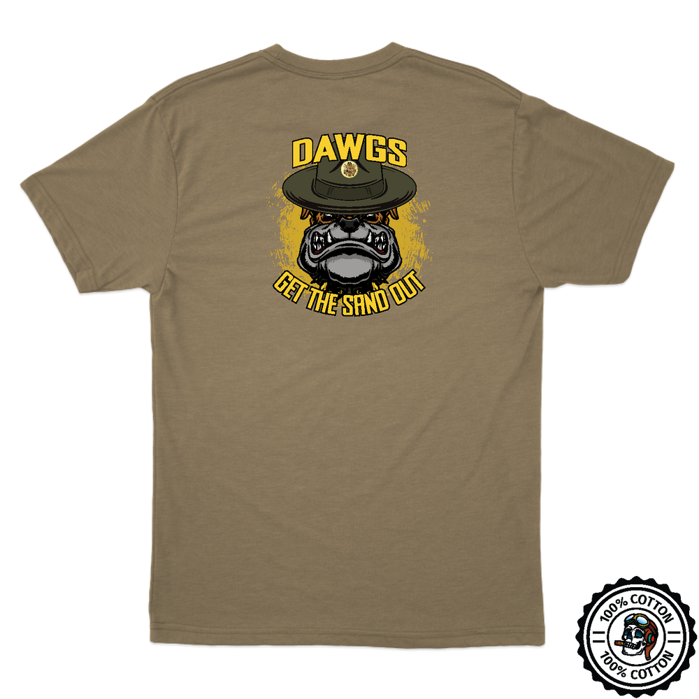 B Co, 30th AG BN (REC) "Bulldawgs" Tan 499 T-Shirt