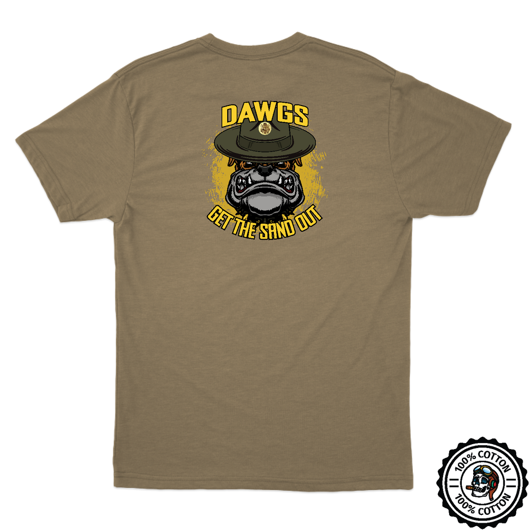 B Co, 30th AG BN (REC) "Bulldawgs" Tan 499 T-Shirt
