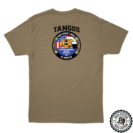 D Co, 3-82 GSAB "Darkhorse" Tangos Tan 499 T-Shirt