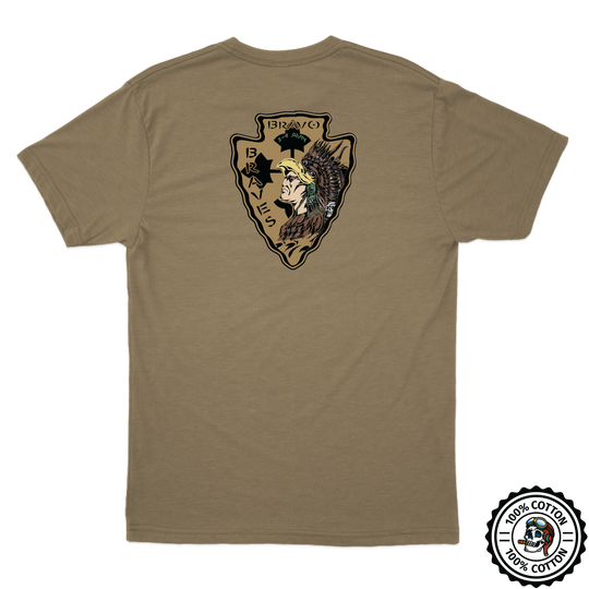 B Co, 3-4 AHB "Braves" Tan 499 T-Shirt