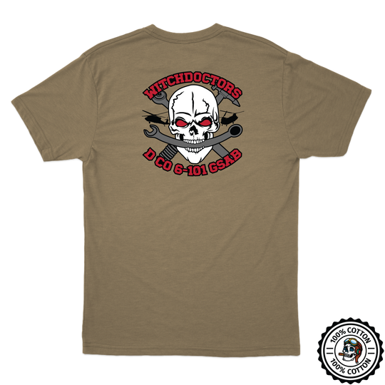 D Co, 6-101 AVN "Witchdoctors" Tan 499 T-Shirt