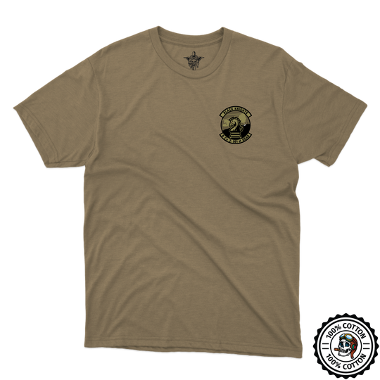 B Co, 2-501 GSAB “Black Knights” V3 Tan 499 T-Shirt