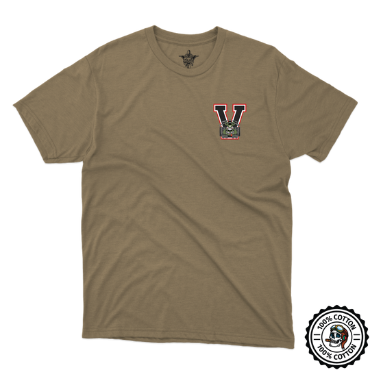 G Co, 6-101 CAB “Varsity” V2  Tan 499 T-Shirt