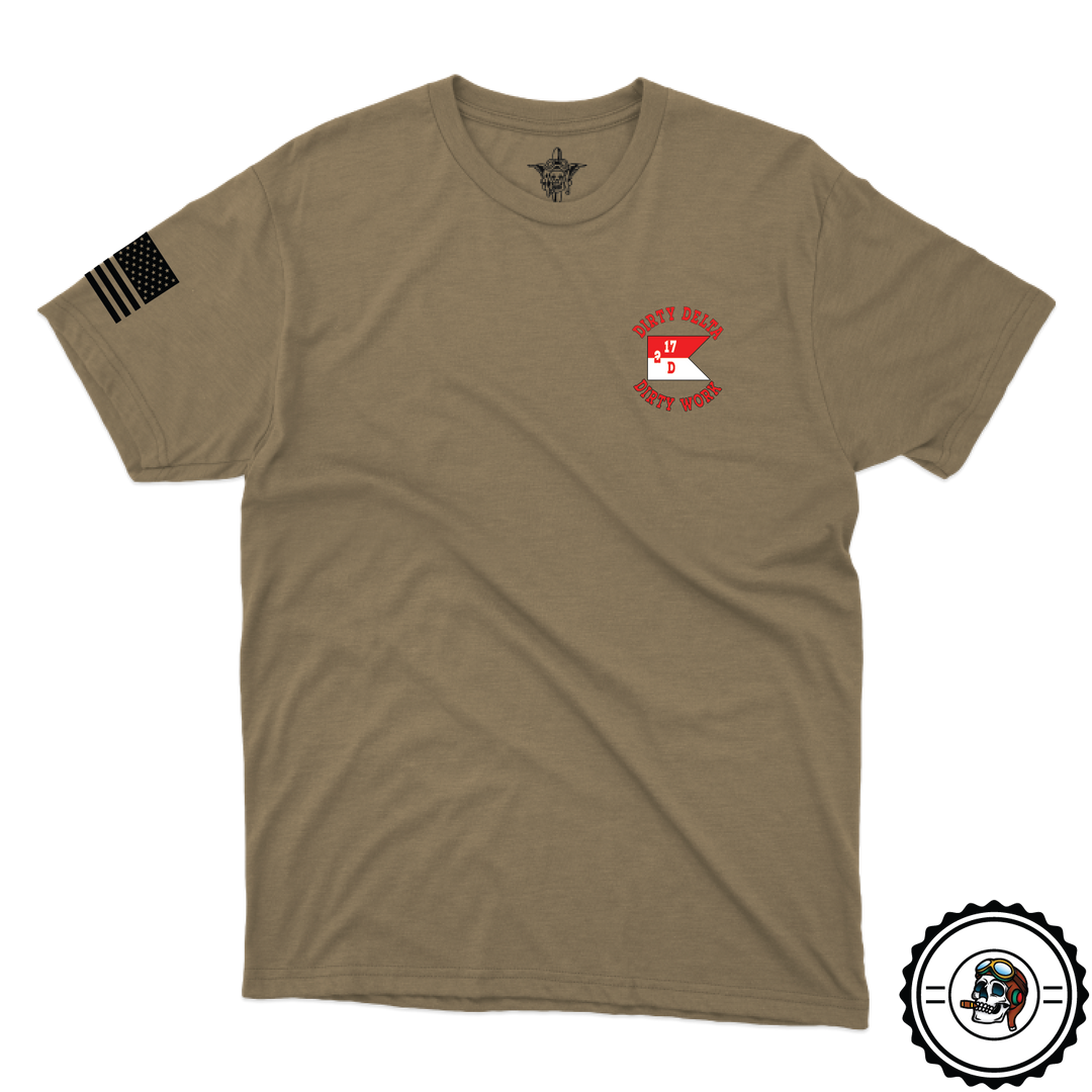 D TRP, 2-17 CAV "Dirty" Tan 499 T-Shirt