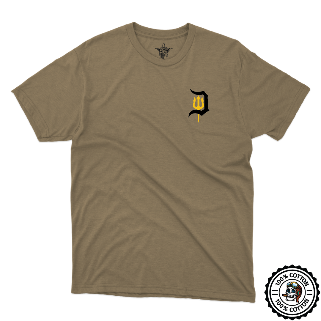 D Co, 3-160th SOAR (A) Engine Shop Tan 499 T-Shirt