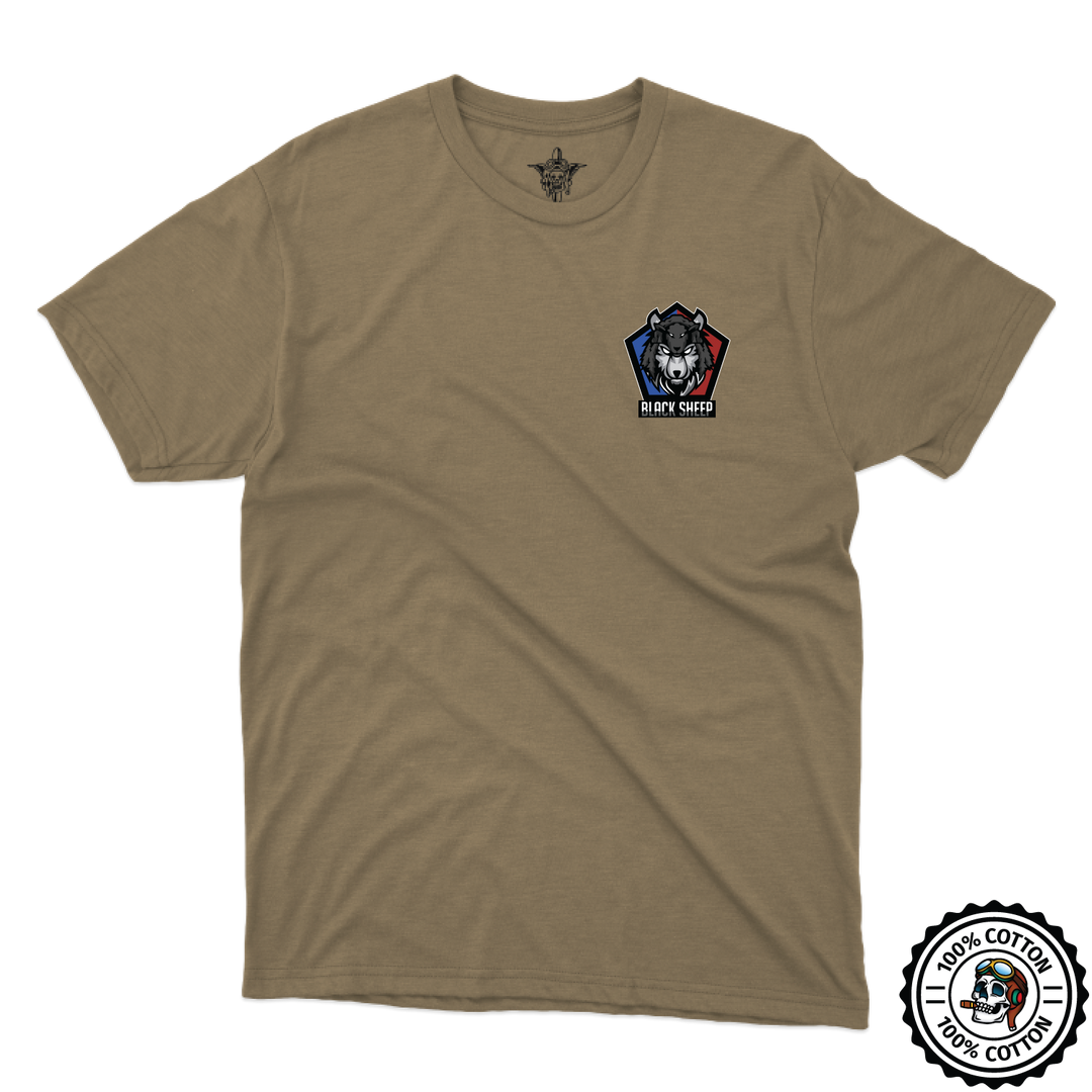 B Co, 12th AVN BN "Black Sheep" Tan 499 T-Shirt