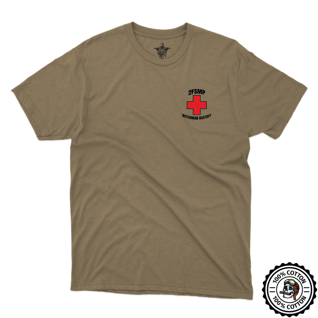 C Co, 2-1 GSAB, 2FSMP “Dutchman Dustoff” V1 Tan 499 T-Shirt