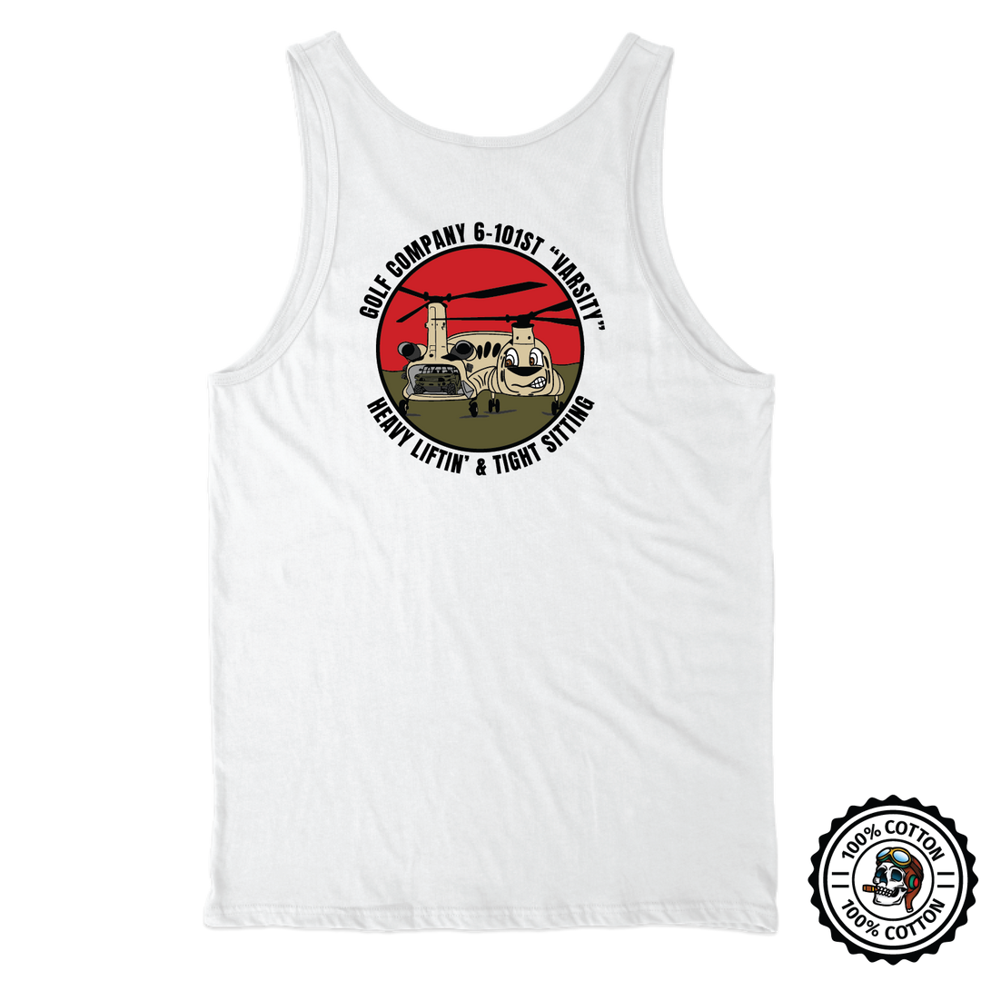 G Co, 6-101 CAB “Varsity” V1  Tank Tops
