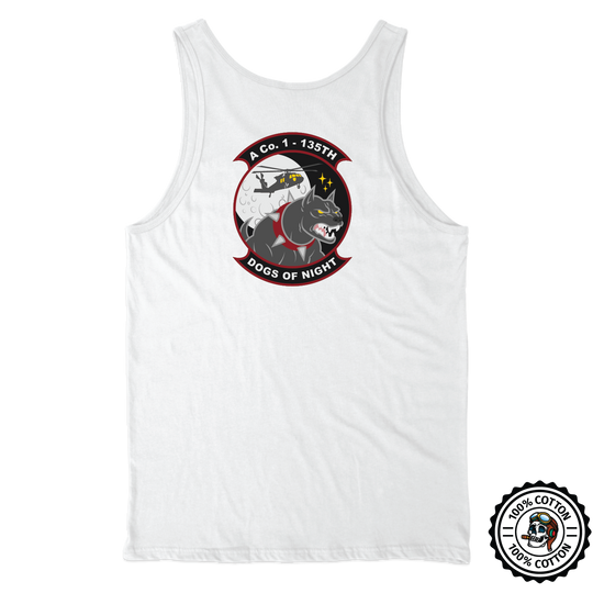 A Co, 1-135th AHB "Dogs of Night" Crew Chief Tank Tops