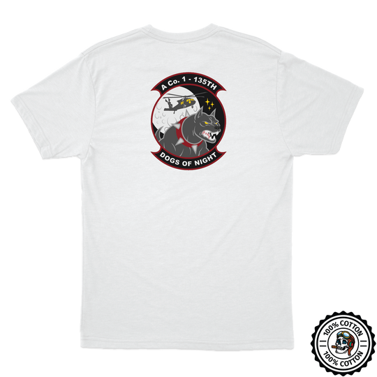 A Co, 1-135th AHB "Dogs of Night" Pilot T-Shirts