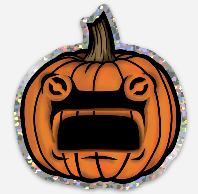 Pumpkin Chinook Sticker