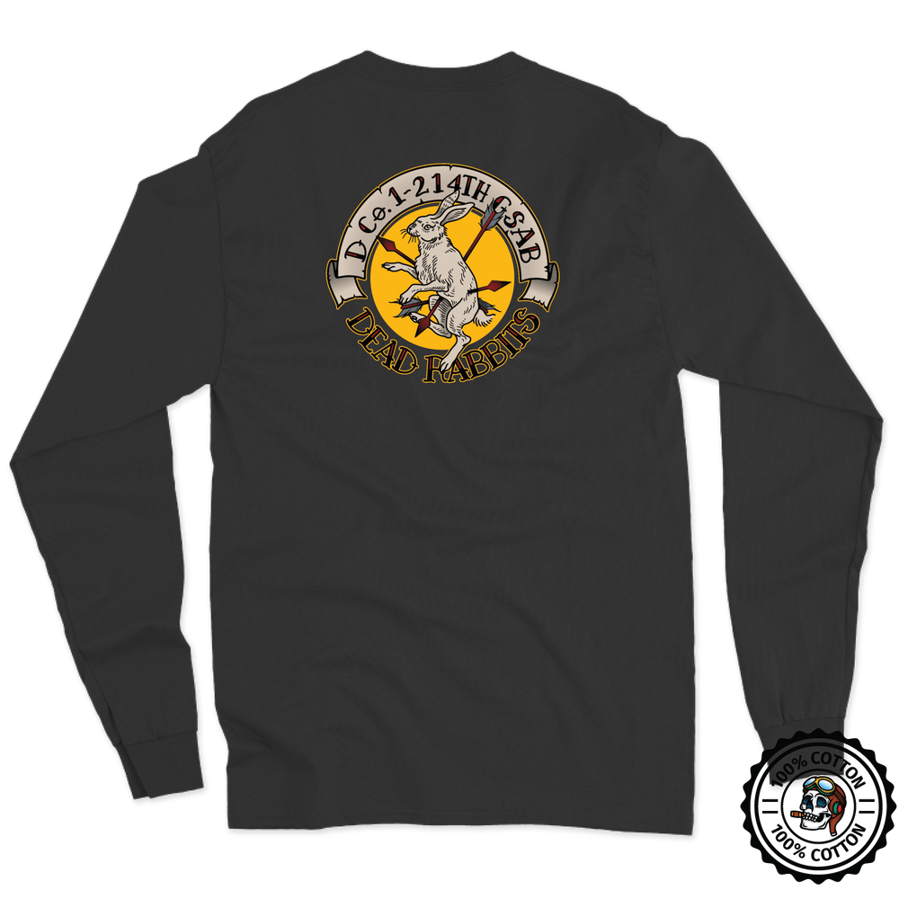 D Co, 1-214 GSAB “Dead Rabbits” Long Sleeve T-Shirt