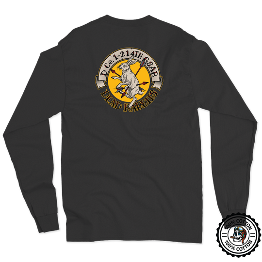 D Co, 1-214 GSAB “Dead Rabbits” Long Sleeve T-Shirt