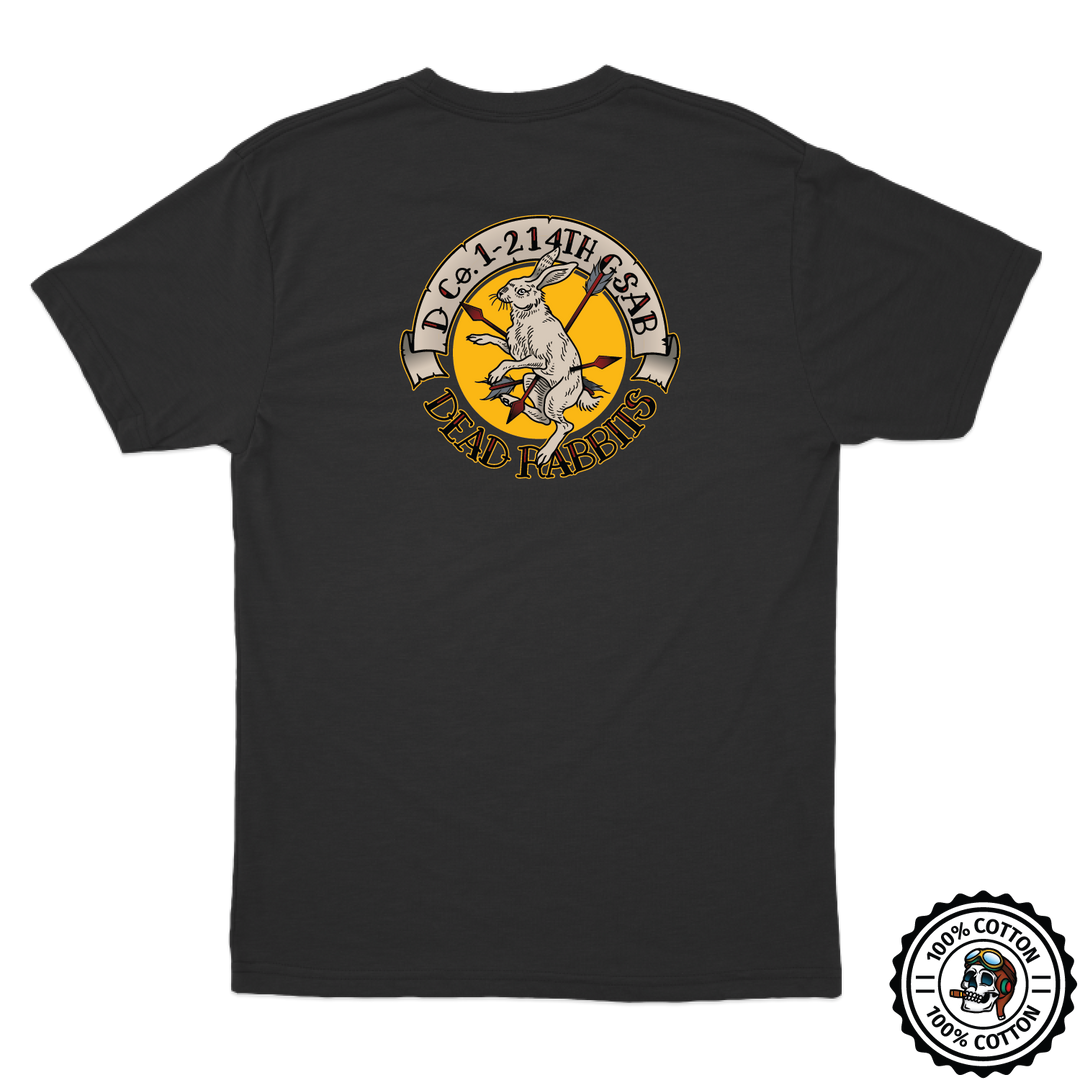 D Co, 1-214 GSAB “Dead Rabbits” T-Shirts